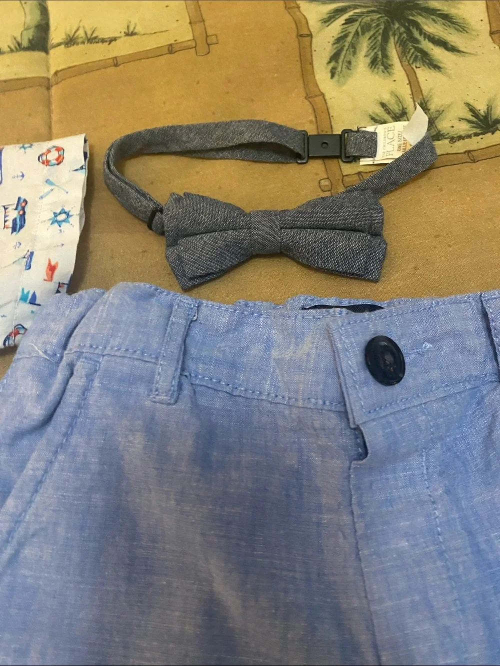 The Children's Place Nautical Shirt, Short & Bow Tie
